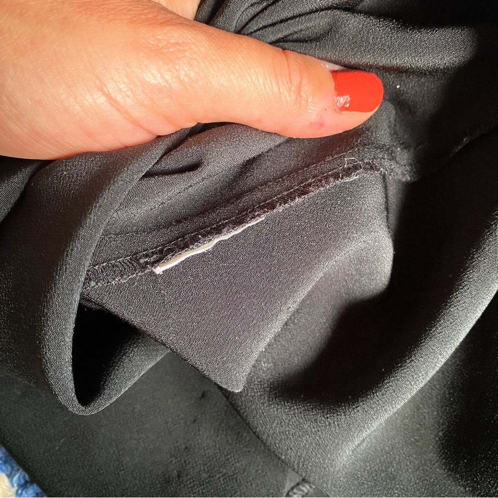 🖤 CLASSY BLACK RUFFLE DETAIL SLEEVELESS COCKTAIL DRESS! - Picture 15 of 16